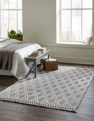 Unique Loom Arlo T-ARLO6 Charcoal Area Rug Rectangle Lifestyle Image