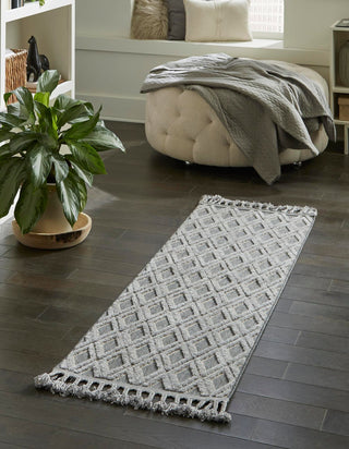 Unique Loom Arlo T-ARLO6 Charcoal Area Rug Runner Lifestyle Image