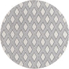Unique Loom Arlo T-ARLO6 Sandy Beige Area Rug Round Top-down Image
