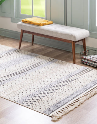 Unique Loom Arlo T-ARLO7 Sandy Beige Area Rug Rectangle Lifestyle Image