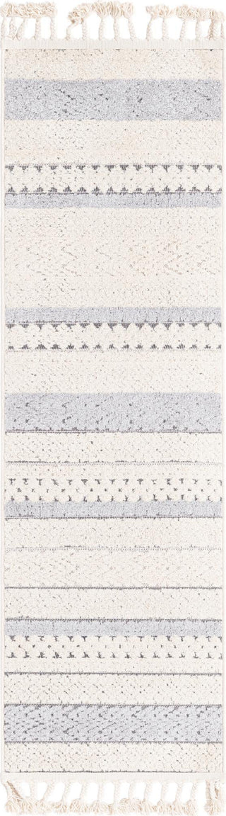 Unique Loom Arlo T-ARLO7 Sandy Beige Area Rug Runner Top-down Image