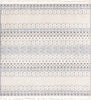 Unique Loom Arlo T-ARLO7 Sandy Beige Area Rug Square Top-down Image