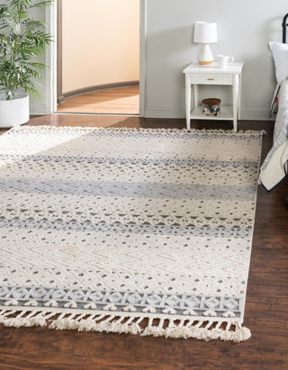 Unique Loom Arlo T-ARLO7 Sandy Beige Area Rug Square Lifestyle Image