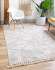 Unique Loom Arlo T-ARLO8 Sandy Beige Area Rug Rectangle Lifestyle Image