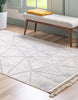 Unique Loom Arlo T-ARLO8 Sandy Beige Area Rug Rectangle Lifestyle Image