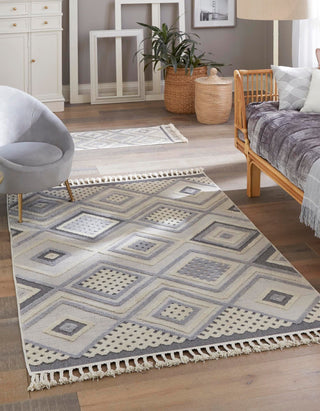 Unique Loom Arlo T-ARLO9 Sandy Beige Area Rug Rectangle Lifestyle Image