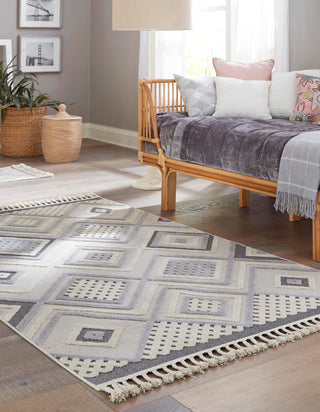 Unique Loom Arlo T-ARLO9 Sandy Beige Area Rug Rectangle Lifestyle Image