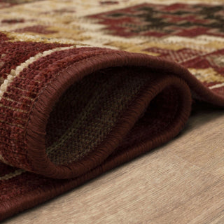 Karastan Bedouin Armada Cabernet Area Rug Lifestyle Image