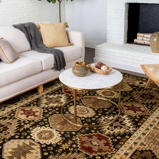 Karastan Bedouin Armada Charcoal Area Rug Lifestyle Image Feature