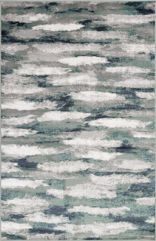 Trans Ocean Aurora 2851/03 Vista Blue Area Rug by Liora Manne