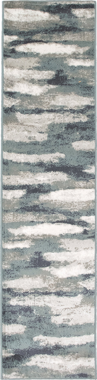 Trans Ocean Aurora 2851/03 Vista Blue Area Rug by Liora Manne