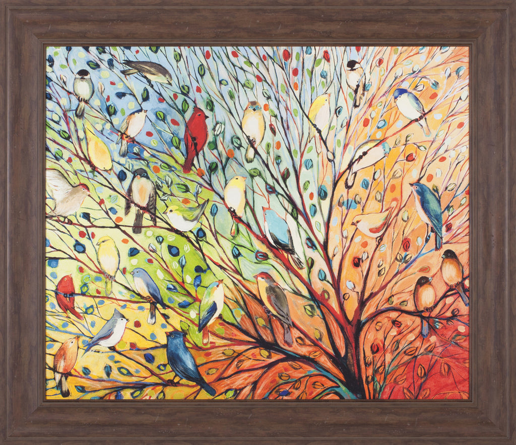 Art Effects 27 Birds Wall Art by Jennifer Lommers