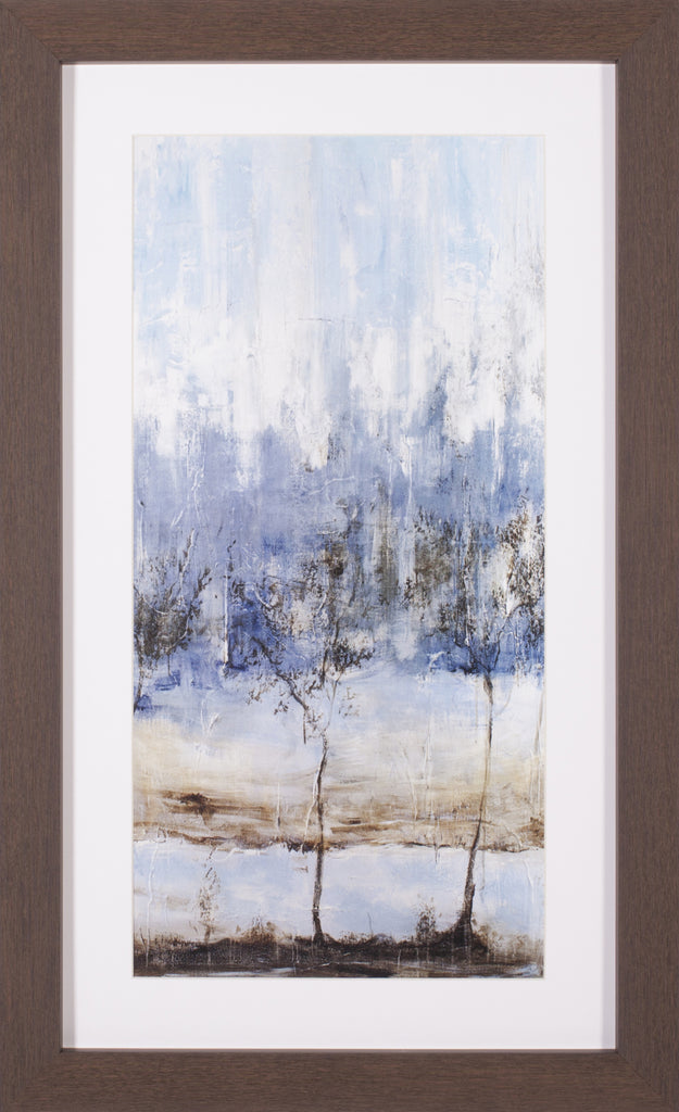 Art Effects Anchored In Blue I Wall Art by Aziz Kadmiri