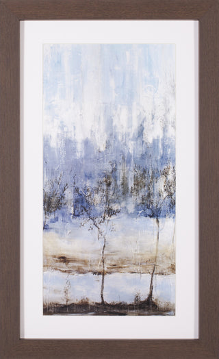 Art Effects Anchored In Blue I Wall Art by Aziz Kadmiri