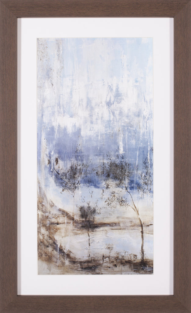 Art Effects Anchored In Blue II Wall Art by Aziz Kadmiri