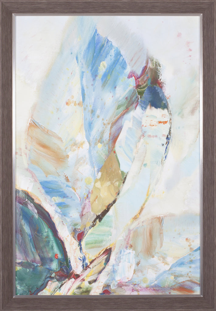 Art Effects Aqua Leaf I Wall Art by Caroline Coleman