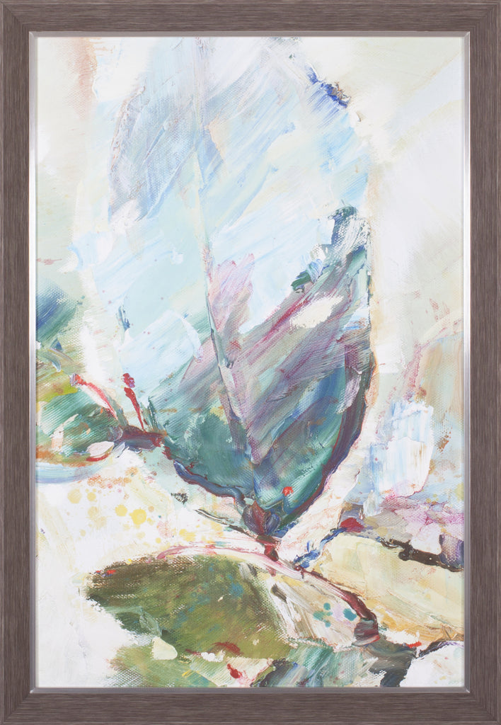 Art Effects Aqua Leaf II Wall Art by Caroline Coleman