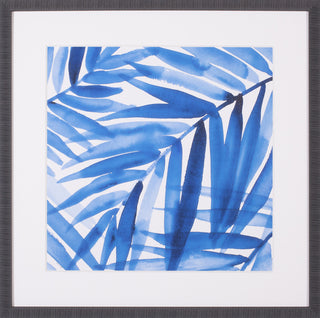 Art Effects Blue Palm Design Ii Wall Art by Lanie Loreth