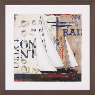 Art Effects Blue Sailing Race Ii Wall Art by Patricia Pinto