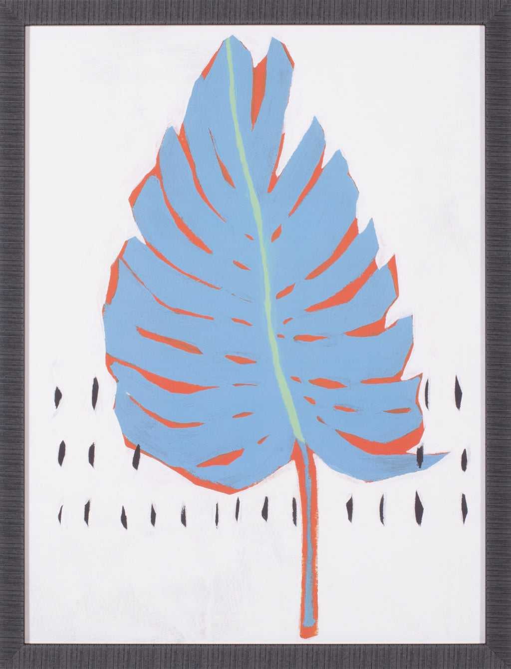 Art Effects Blue Tropical Leaf I Wall Art by Isabelle Z