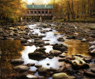 Art Effects Bridge Over Rocky Waters Wall Art by Danny Head