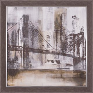 Art Effects Brooklyn Bridge Twilight Wall Art by Susan Jill