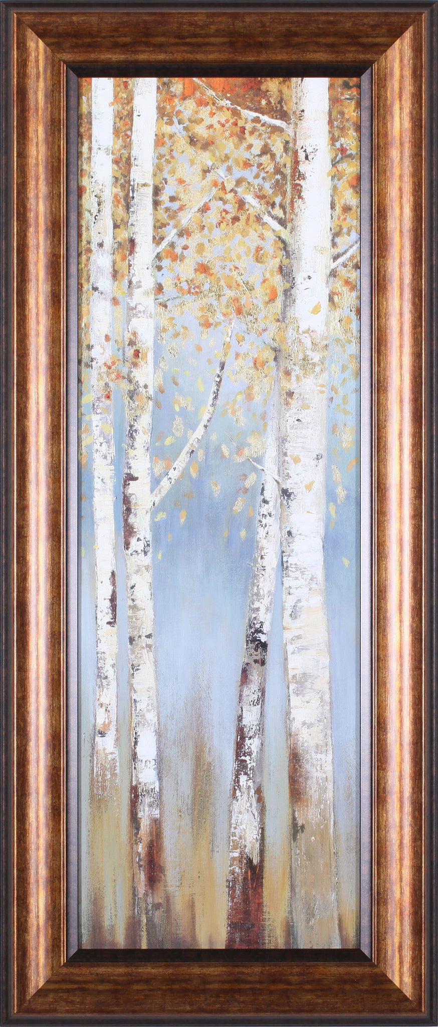 Art Effects Butterscotch Birch Trees I Wall Art by Allison Pearce