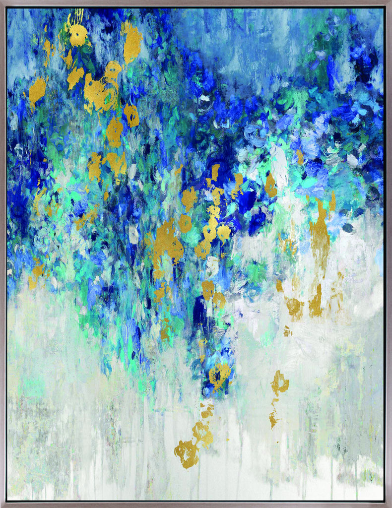 Art Effects Cascading Blues II Wall Art by Nikki Robbins