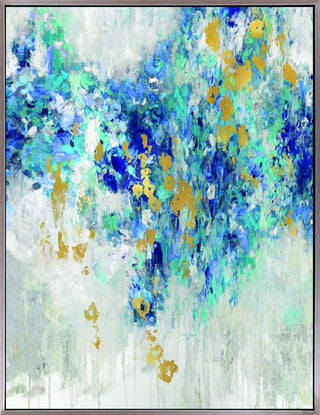 Art Effects Cascading Blues III Wall Art by Nikki Robbins