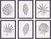 Art Effects Cut Paper Palms I-VI 6PC SET ONLY Wall Art by June Erica Vess
