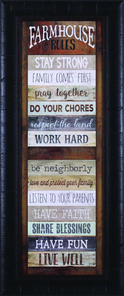 Art Effects Farmhouse Rules Shutter Wall Art by Marla Rae