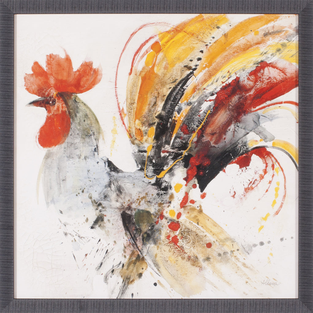 Art Effects Festive Rooster II Wall Art by Albena Hristova