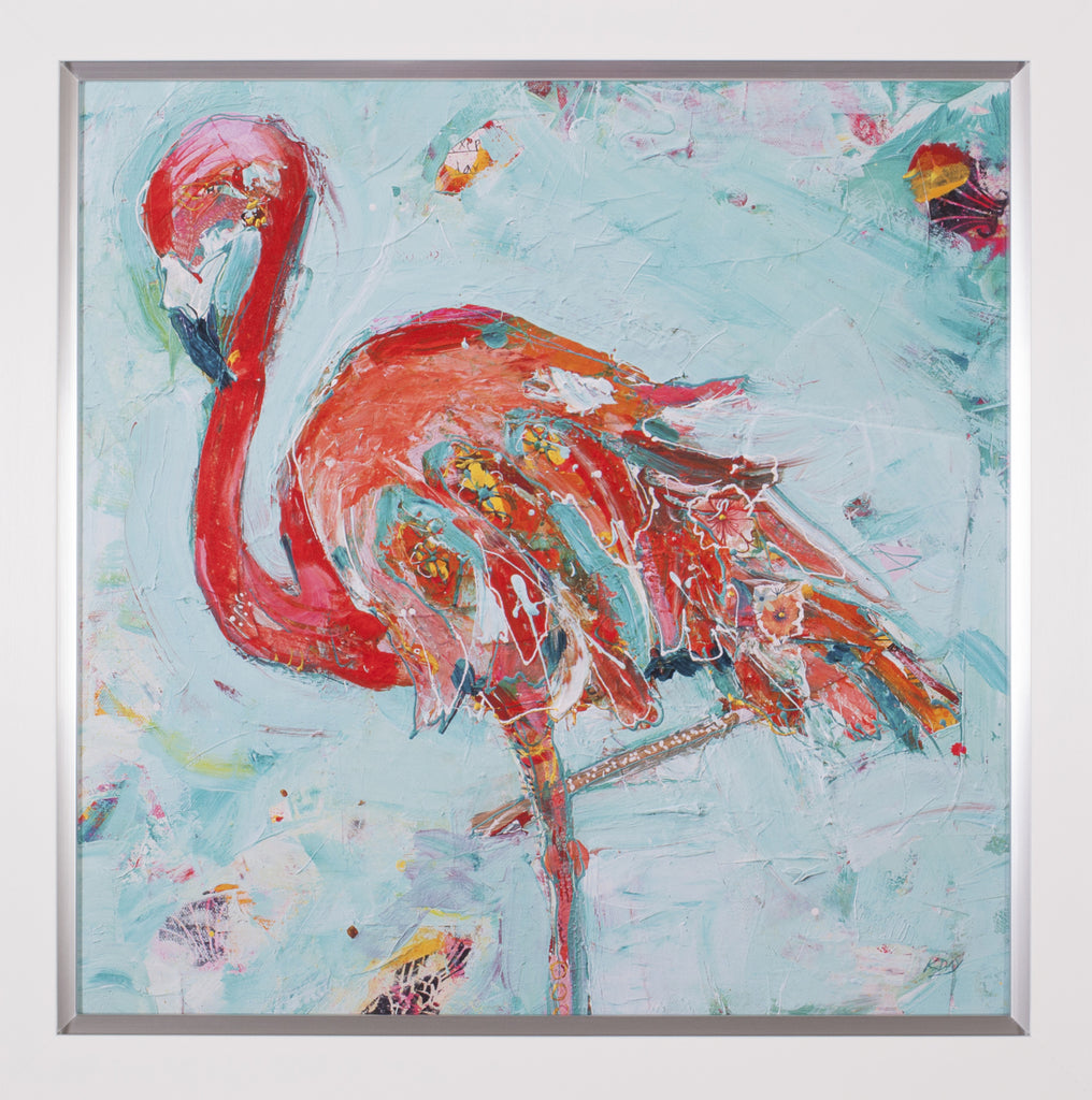 Art Effects Flamingo Wall Art by Kellie Day