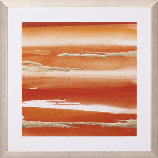 Art Effects Gilded Mandarin III Burnt Orange Wall Art by Chris Paschke