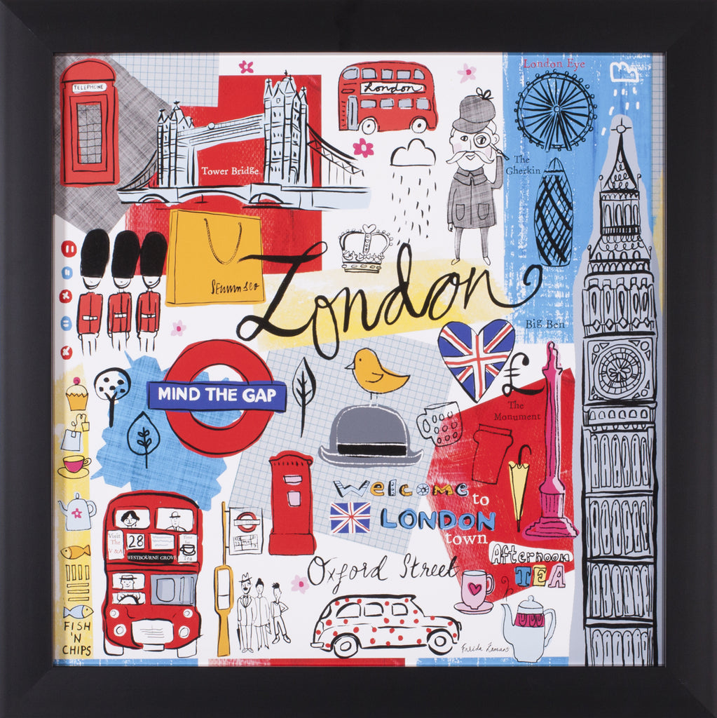 Art Effects Global Travel III Wall Art by Farida Zaman