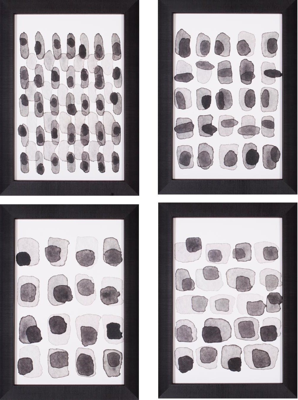 Art Effects Grey Slate I-IV 4PC SET ONLY Wall Art by Nikki Galapon