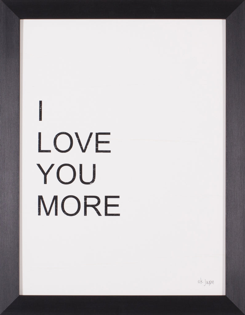 Art Effects I Love You More Wall Art by Jaxn Blvd