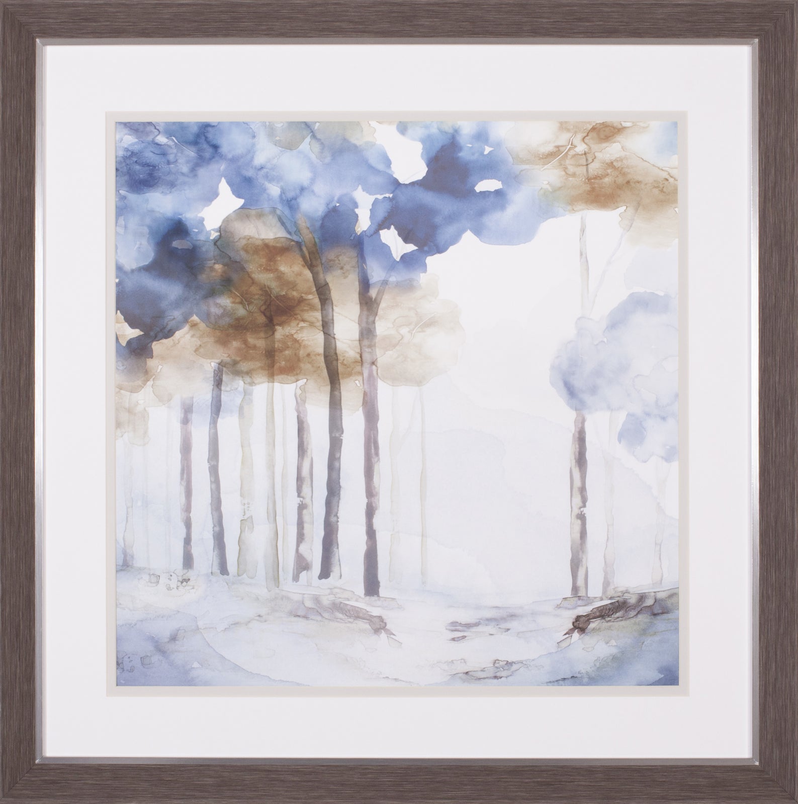Art Effects In The Blue Forest I Wall Art by Eva Watts