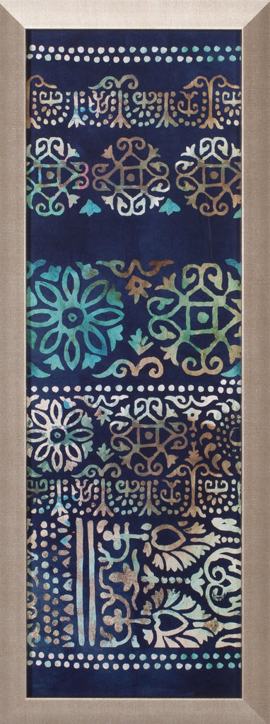 Art Effects Indigo Damask I Wall Art by Tom Reeves