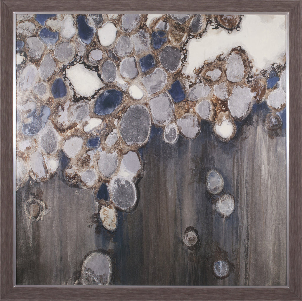 Art Effects Indigo Oyster Shells Wall Art by Liz Jardine