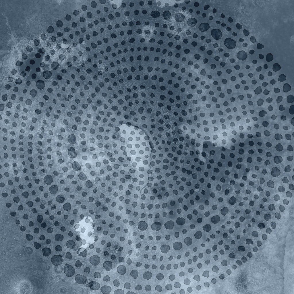 Art Effects Indigo Wheel I Wall Art by Chariklia Zarris