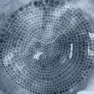 Art Effects Indigo Wheel II Wall Art by Chariklia Zarris