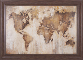 Art Effects Map of the World Wall Art by Liz Jardine