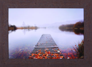 Art Effects Misty English Lake Wall Art by Shaun Walby