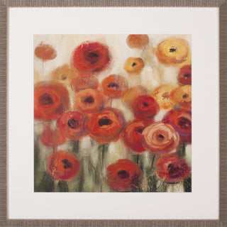 Art Effects Ranunculi Field II Square Wall Art by Silvia Vassileva