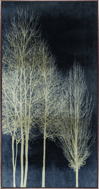 Art Effects Silver Tree Silhouette I Wall Art by Kate Bennett