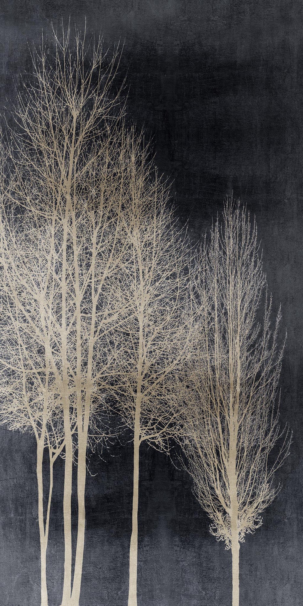 Art Effects Silver Tree Silhouette I Wall Art by Kate Bennett
