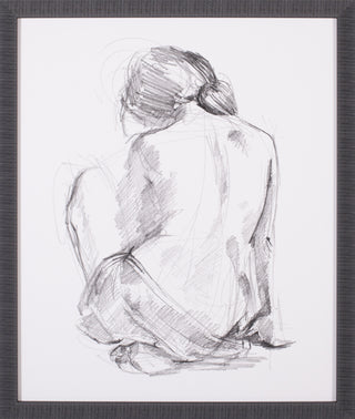 Art Effects Sitting Pose I Wall Art by Jennifer Paxton Parker