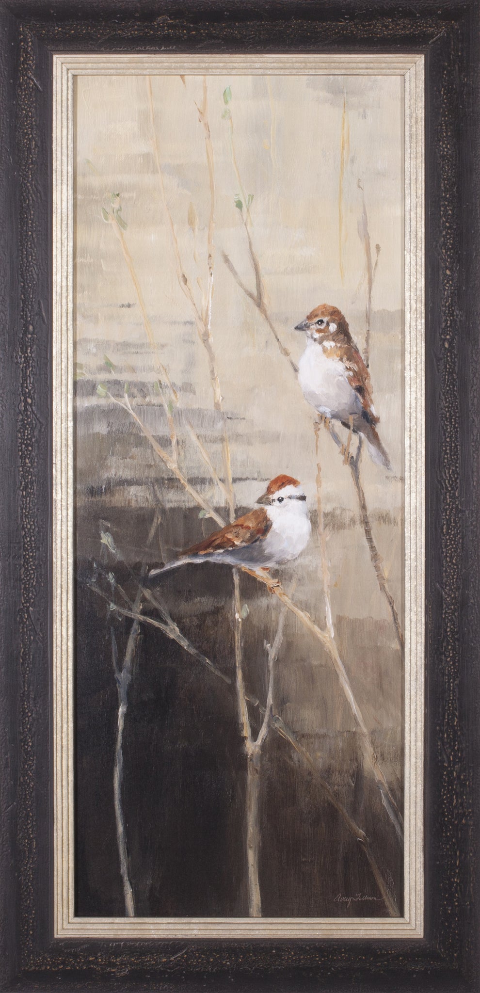 Art Effects Sparrows at Dusk II Wall Art by Avery Tillmon