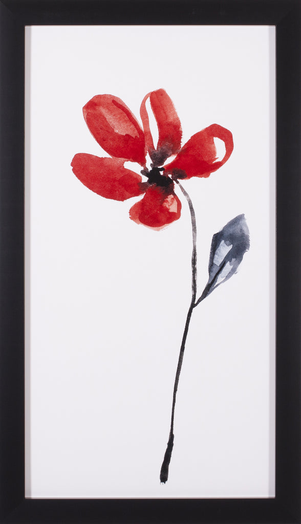 Art Effects Sumi-e En Rouge II Wall Art by Jennifer Goldberger